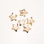 Gold Star Metal Hair Clips