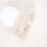 Ivory Sheer Ruffle Hairband - Image 5