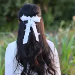 Butterfly Embellished Hair Bow Clip