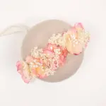 Peach Floral Fabric Headband
