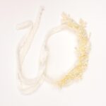 Light Yellow Floral Fabric Headband - Image 2