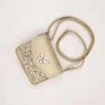 Butterfly Glitter Crossbody Bag – Large Mini - Image 2