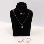 Circular Pendant Jewelry Set