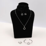 Circular Pendant Jewelry Set - Image 2