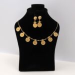 Gold Coins Charm Jewelry Set