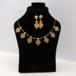 Gold-Tone Filigree Charm Jewelry Set