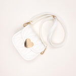 Mini Quilted Heart Crossbody Bag - Image 3