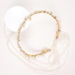Pearl Leaf Ribbon Headband - Image 4