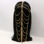 Gold Layered Coin Chain Hairband