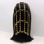 Gold Layered Filigree Chain Hairband