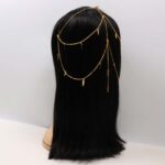 Gold Layered Chain Hairband - Image 2