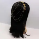 Gold Square Chain Hairband