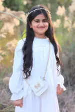 Butterfly Pearl Handle Crossbody Bag - Image 4