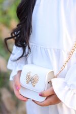 Butterfly Pearl Handle Crossbody Bag - Image 5