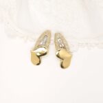 Heart Accent Hair Clips Set