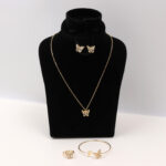Butterfly Pendant Jewelry Set