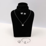 Crystal Bow Jewelry Set - Image 2