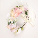 Floral Flower Crown with Ribbon Tie
