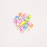 Mini Pastel Flower Hair Claw Clips