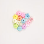 Mini Pastel Flower Hair Claw Clips