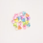 Mini Pastel Bear Hair Claw Clips