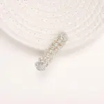 Gold Crystal Pearl Hair Clip