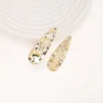 Gold Metal Snap Hair Clips - Image 2