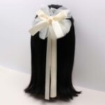 Ribbon Hair Clip with Tulle Bow - Image 3