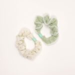 Beaded Edge Hair Scrunchie Set - Image 5