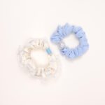 Crystal Bead Hair Scrunchie Set - Image 5