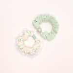 Crystal Bead Hair Scrunchie Set - Image 4