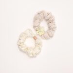 Floral Flower Hair Scrunchie Set - Image 3