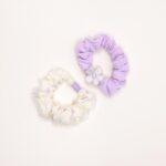 Floral Flower Hair Scrunchie Set