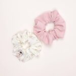 Rabbit Character Hair Scrunchie Set