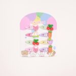 Mini Fruits Hair Clip Set