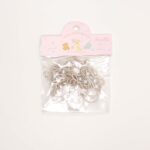 Pearl-Accent Mini Elastic Hair Tie Set - Image 3