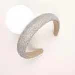 Patterned Rhinestone Padded Hairband