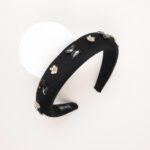 Crystal Butterflies and Floral Padded Hairband - Image 5