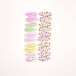 Scalloped Snap Hair Clip Set