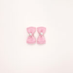 Mini Pearl Bow Clip Set