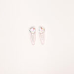 Heart Gem Mini Snap Hair Clips Set - Image 3