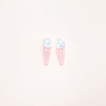 Mini Heart Gem Snap Hair Clips - Image 2