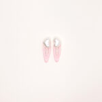 Mini Heart Pearl Snap Hair Clips - Image 2
