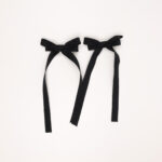 Long Tail Ribbon Bow Clip Set