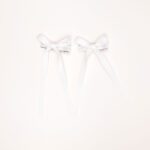 Long Tail Ribbon Bow Clip Set - Image 2