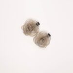Mesh Flower Hair Clip Set - Image 4