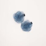 Mesh Flower Hair Clip Set - Image 3