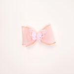 Butterfly Bow Clip with Pearl Accent