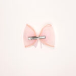 Embroidered Butterfly Bow Clip with Pearl Accent - Image 3