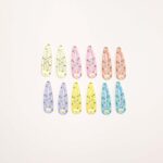Floral Snap Hair Clip Set
